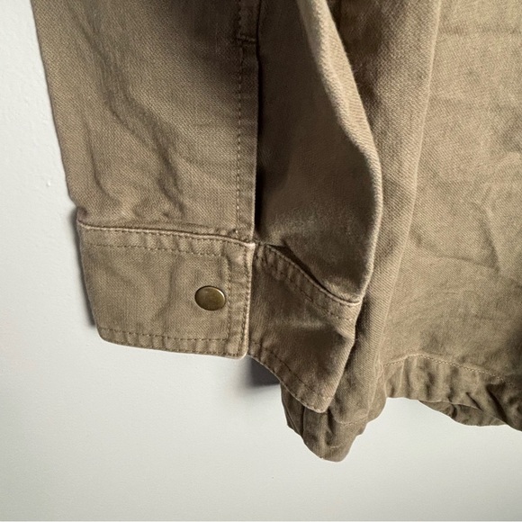 Marine Layer Olive Green Elle Women's‎ 100% Cotton Utility Jacket Size XS - Picture 13 of 16